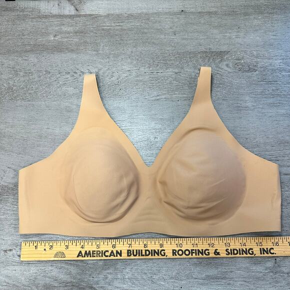 Knix Revolution V-Neck Bra Beige XXL - Picture 2 of 4